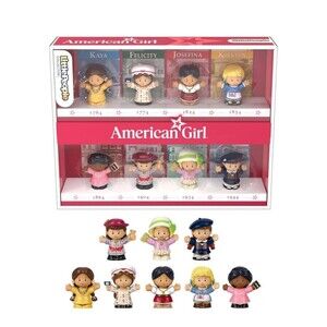 Little People American Girl 40th Anniversary BRAND NEW 8 Character Figures NIB
